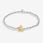 Christmas Wish 'Merry Christmas' Bracelet | Silver & Gold Plated