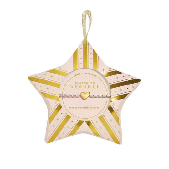 Christmas Wish 'Season To Sparkle' Bracelet | Silver & Gold Plated