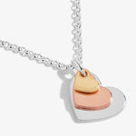 Florence Graduating Hearts Necklace | Silver/Gold/Rose Gold Plated