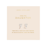 Forever Yours 'Darling Daughter' Earrings | Silver Plated