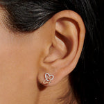 Forever Yours 'Fabulous Friend' Earrings | Silver & Rose Gold Plated