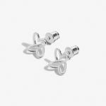 Forever Yours 'Happy Birthday' Earrings | Silver Plated