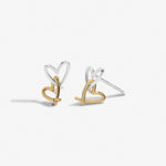 Forever Yours 'Lots of Love' Earrings | Silver & Gold Plated