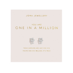 Forever Yours 'You Are One In A Million' Earrings | Silver Plated