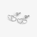 From The Heart 'Friendship' Earrings | Silver Plated