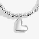 From The Heart 'With Love' Bracelet | Silver Plated