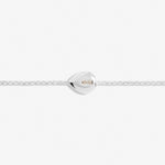 Gem Glow CZ Teardrop Bracelet | Silver Plated