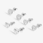 Life's A Charm 'Family' Earrings | Silver Plated | Set of 3