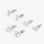 Life's A Charm 'Friendship' Earrings | Silver Plated | Set of 3