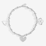 Life's a Charm 'From the Heart' Bracelet | Silver Plated