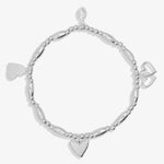 Life's A Charm 'Love' Bracelet | Silver Plated