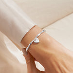 Life's A Charm 'Love' Bracelet | Silver Plated