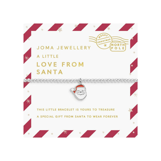 Kids’ Love From Santa 'Love From Santa' Bracelet | Silver Plated