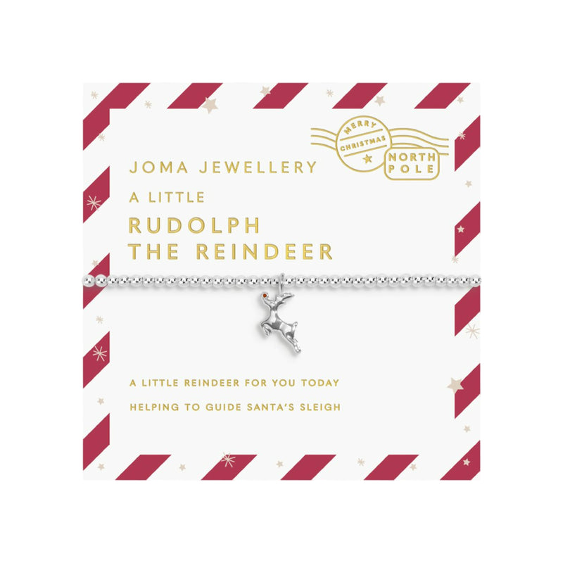 Kids’ Love From Santa 'Rudolph The Reindeer' Bracelet | Silver Plated