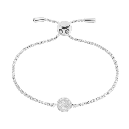 Mini Charms Coin Bracelet | Silver Plated