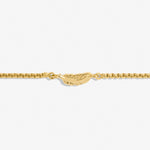 Mini Charms Feather Bracelet | Gold Plated