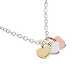 Mini Charms Hearts Necklace | Gold, Silver & Rose Gold Plated