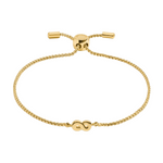 Mini Charms Infinity Bracelet | Gold Plated