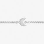 Mini Charms Moon Bracelet | Silver Plated