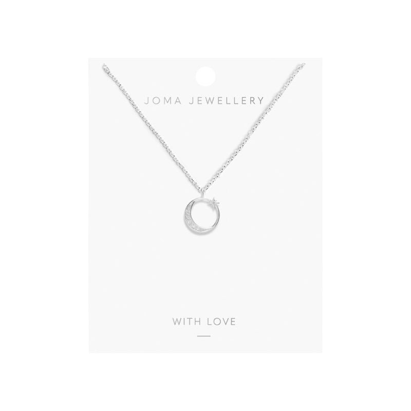 Moon Necklace | Silver Plated