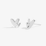 Mother's Day From the Heart Gift Box | 'Just For You Mum' Earrings | Silver Plated