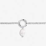 Solaria Baroque Pearl Loop Bracelet | Silver Plated