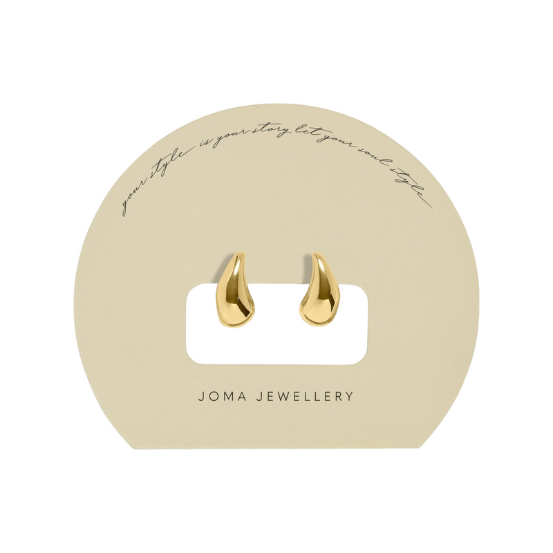 Soul Shine Droplet Earrings | Gold Plated