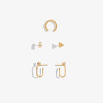 Stacks of Style Earring Set | Gold Plated