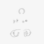 Stacks of Style Earring Set | Silver Plated