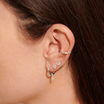 Stacks of Style Moon Earring Set | Silver Plated