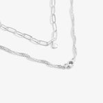 Stacks of Style Necklace | Silver Plated