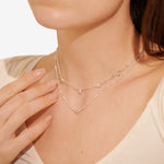 Stacks of Style Necklace | Silver Plated