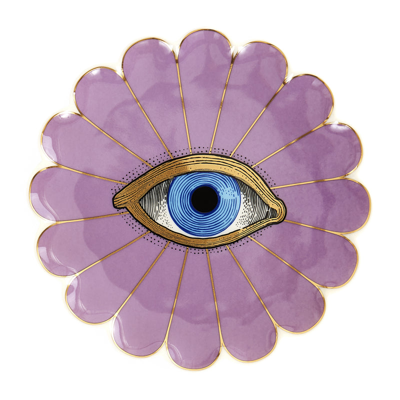 Fleur Eye Trinket Tray | Purple