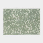 Abstract Animal Print Scarf | Sage & Off White