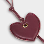 Amour Heart Bag Charm & Keyring | Cherry