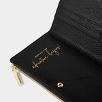 'And So The Adventure Begins' Travel Organiser | Black