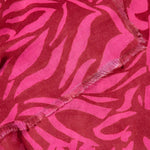 Animal Print Scarf | Red & Fuchsia