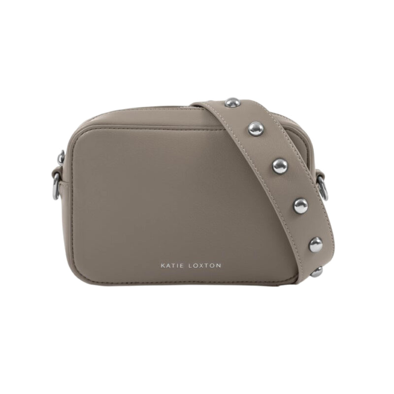 Avery Studded Crossbody Bag | Mink | Small
