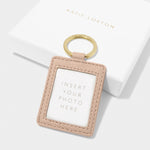 'Best Mummy' Boxed Photo Keyring | Nude Pink