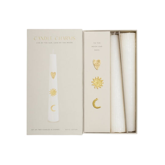 Candle Charm Gift Set | Moon & Sun | Oyster