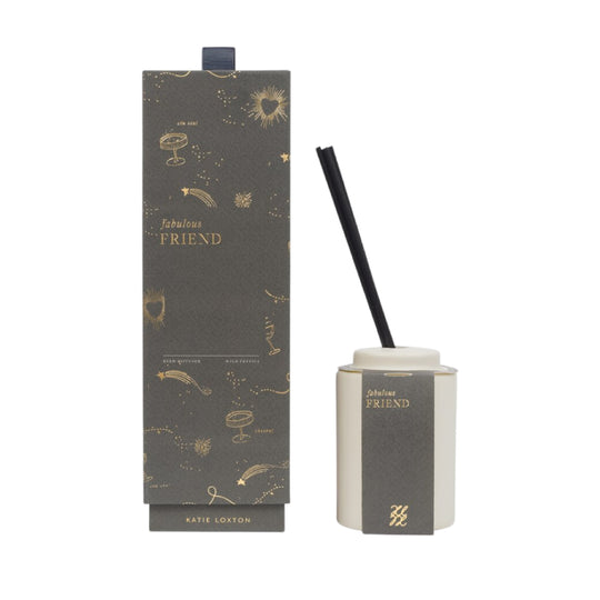 Ceramic Sentiment Reed Diffuser | Fabulous Friend | Fresh Fig & Wild Freesia