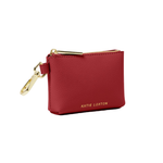 Evie Clip On Coin Purse | Garnet Red