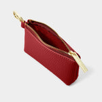 Evie Clip On Coin Purse | Garnet Red