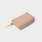 Evie Clip On Coin Purse | Nude Pink