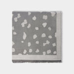 Dalmatian Print Blanket Scarf | Grey