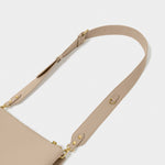 Detachable Vegan Leather Bag Strap | Light Taupe