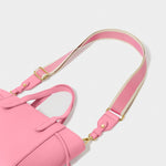 Detachable Stripe Canvas Bag Strap | Cloud Pink