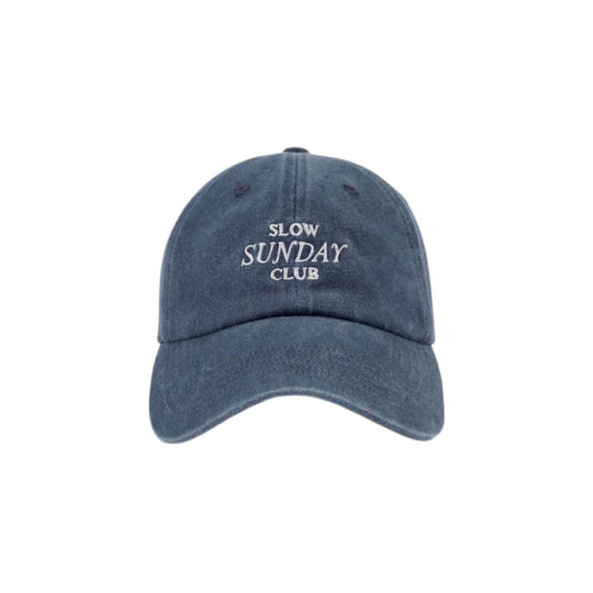 Embroidered Cap | Slow Sunday Club | Navy