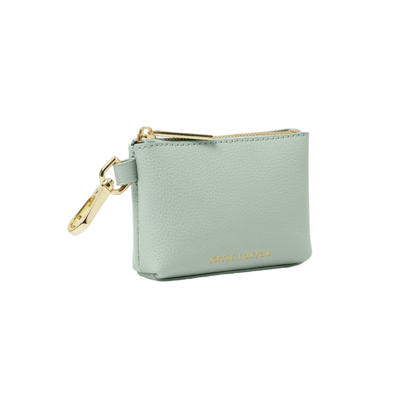 Evie Clip On Coin Purse | Slate Blue