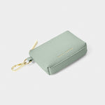 Evie Clip On Coin Purse | Slate Blue